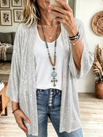 Women's Sequin Embellished Cardigan