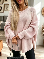 Women's Oversized Knit Poncho Sweater