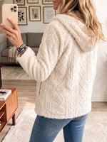 Vintage Elegant Diamond-patterned Double-sided Fleece Coat