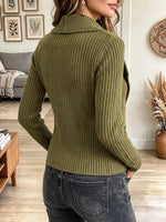 Vintage Elegant Knitted Button Jacket