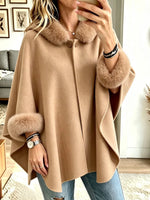 Women's Hooded Cape Coat