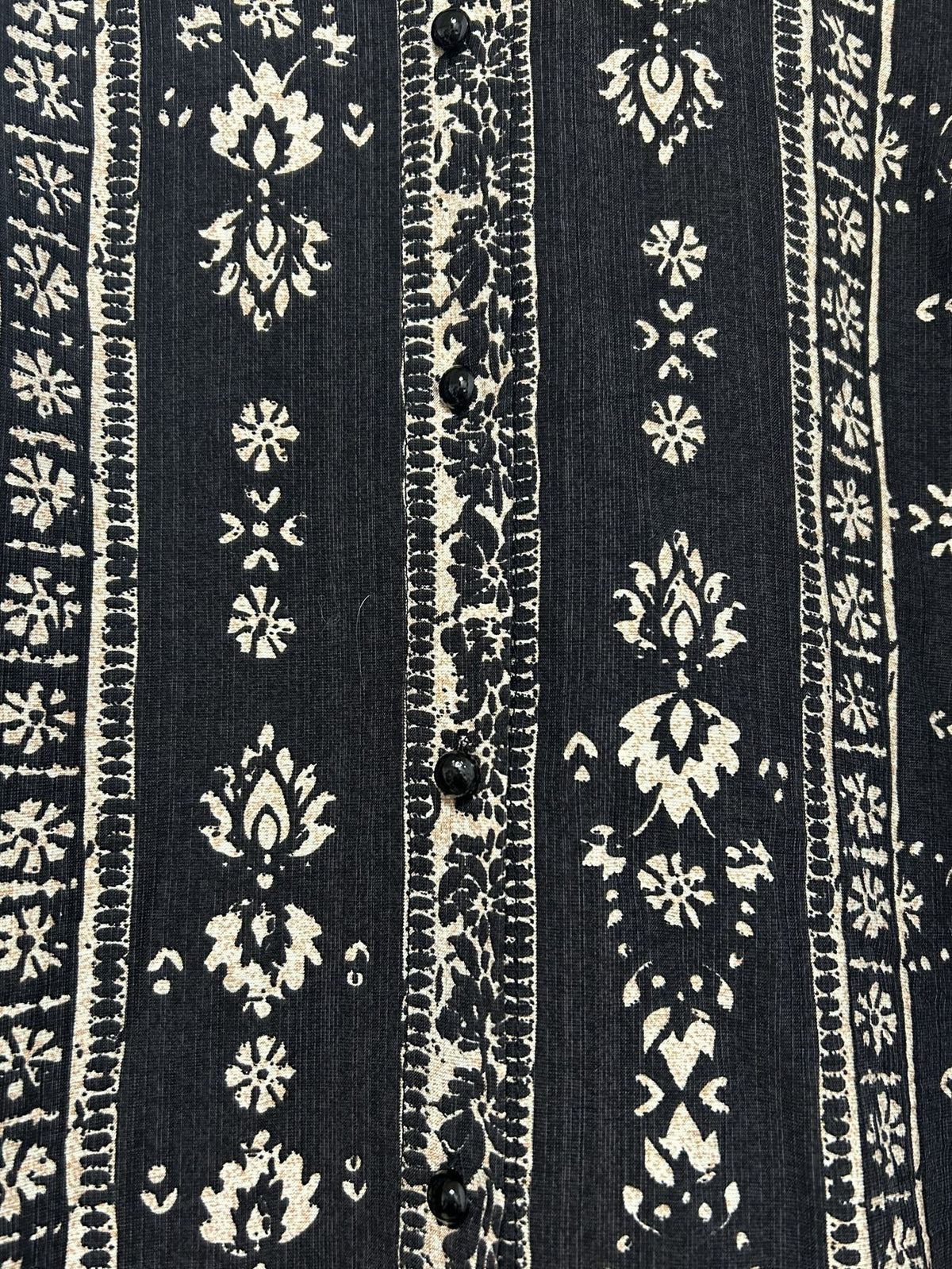 Women's Tribal Print Button-Down Blouse