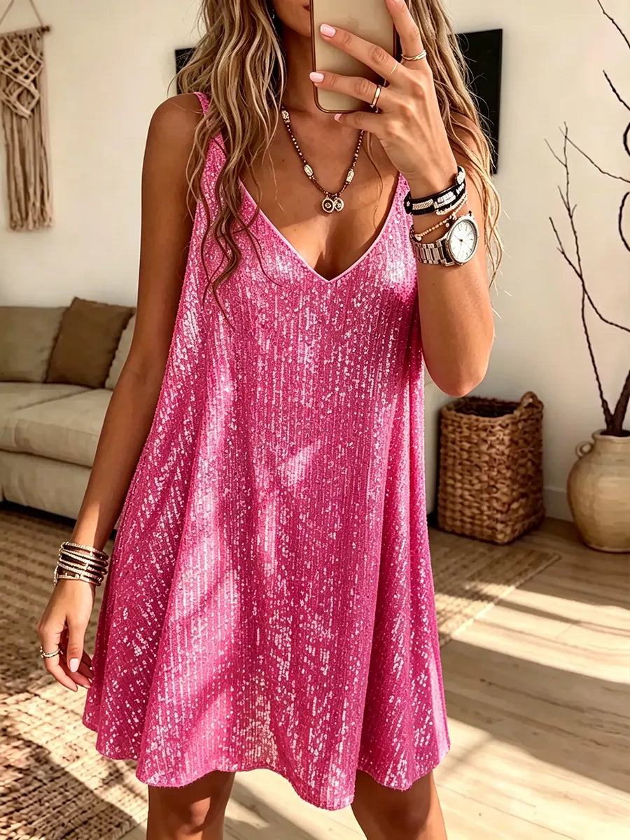 Women's Sexy V-neck Cami Dress