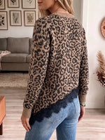 Vintage Elegant Patchwork Openwork Sweater