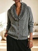 Retro Cozy Loose Art Casual Stylish Long Sleeve Knit Cardigan Sweater