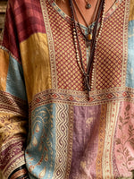 Women's Tribal Patchwork Print Top