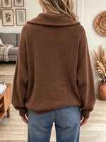 Women's Asymmetric Wrap Shawl Collar Knit Cardigan