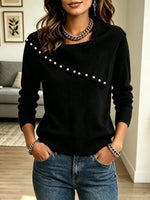 Retro Cozy Art Casual Stylish Long Sleeve Knit Sweater