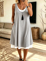 Women's Layered Tank Dress