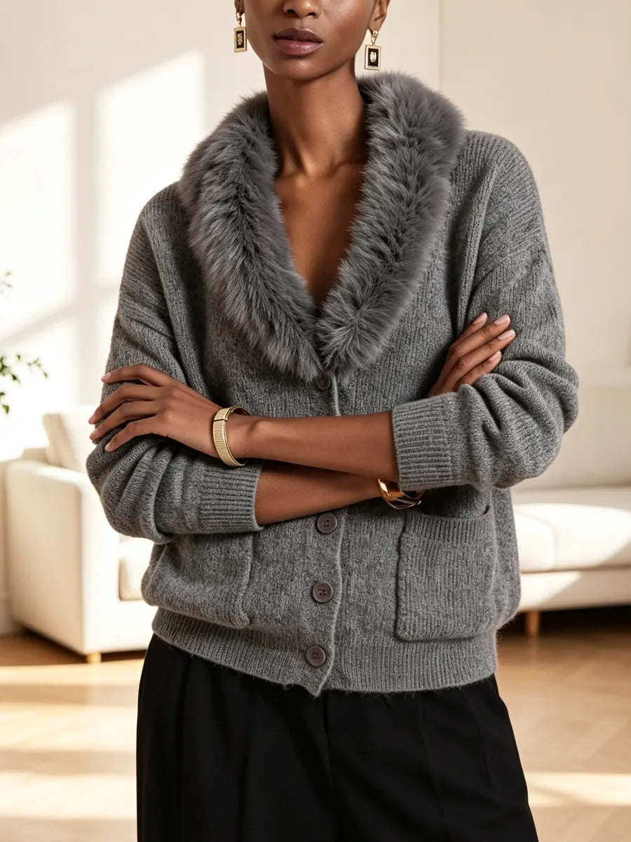 Retro Cozy Loose Art Casual Stylish Long Sleeve Knit Cardigan Sweater