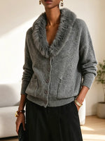 Retro Cozy Loose Art Casual Stylish Long Sleeve Knit Cardigan Sweater