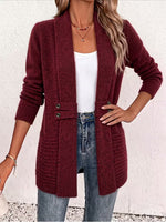Women Cold Shoulder Blouse Layered Bell Sleeve Casual Loose Tunic Top