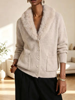 Retro Cozy Loose Art Casual Stylish Long Sleeve Knit Cardigan Sweater