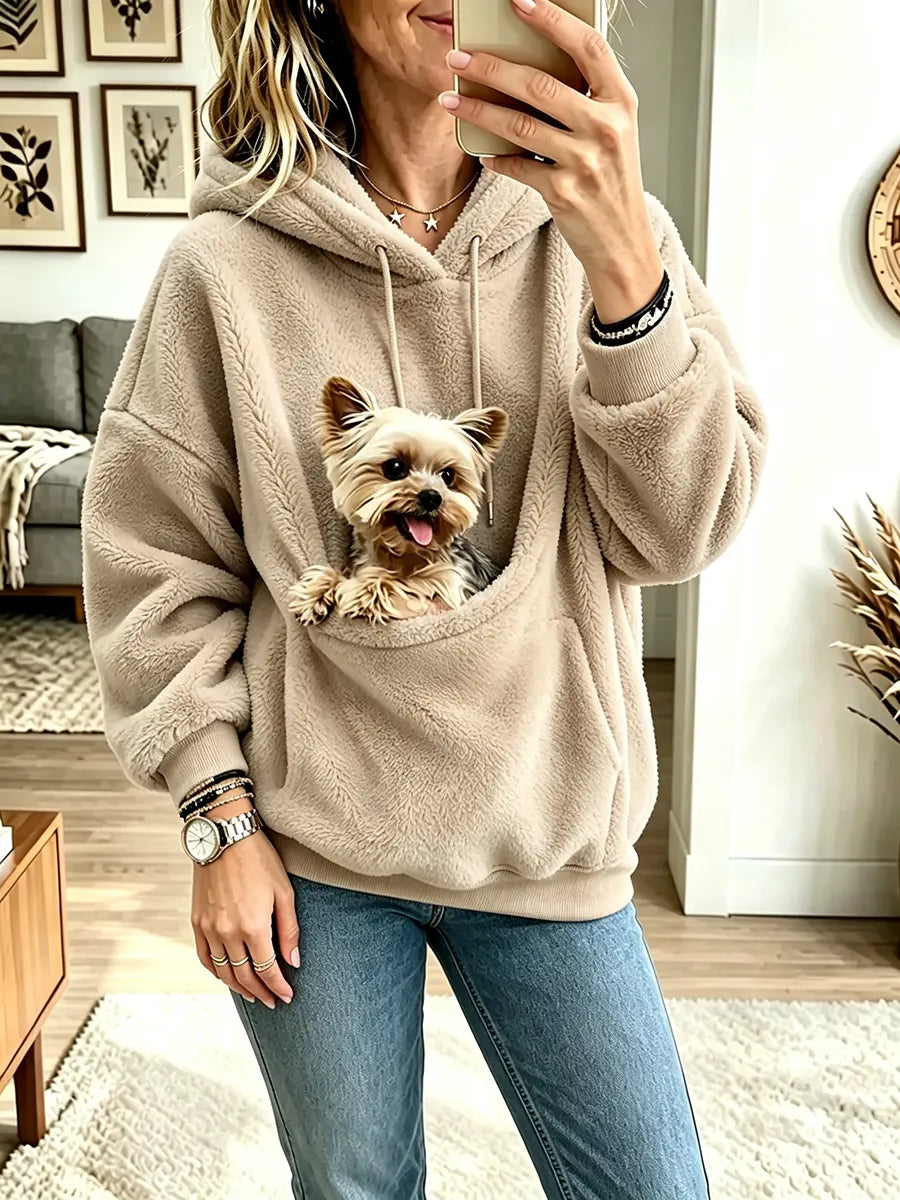 Women's Fall/winter Fleece Hoodie