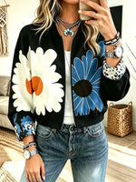 Women Floral Print Jacket
