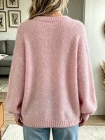 Women's Sequin Open Front Fluffy Cardigan