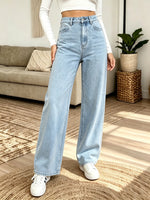 Women's High-Waisted Denim Jeans