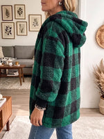 Vintage Elegant Plaid Double-sided Fleece Coat