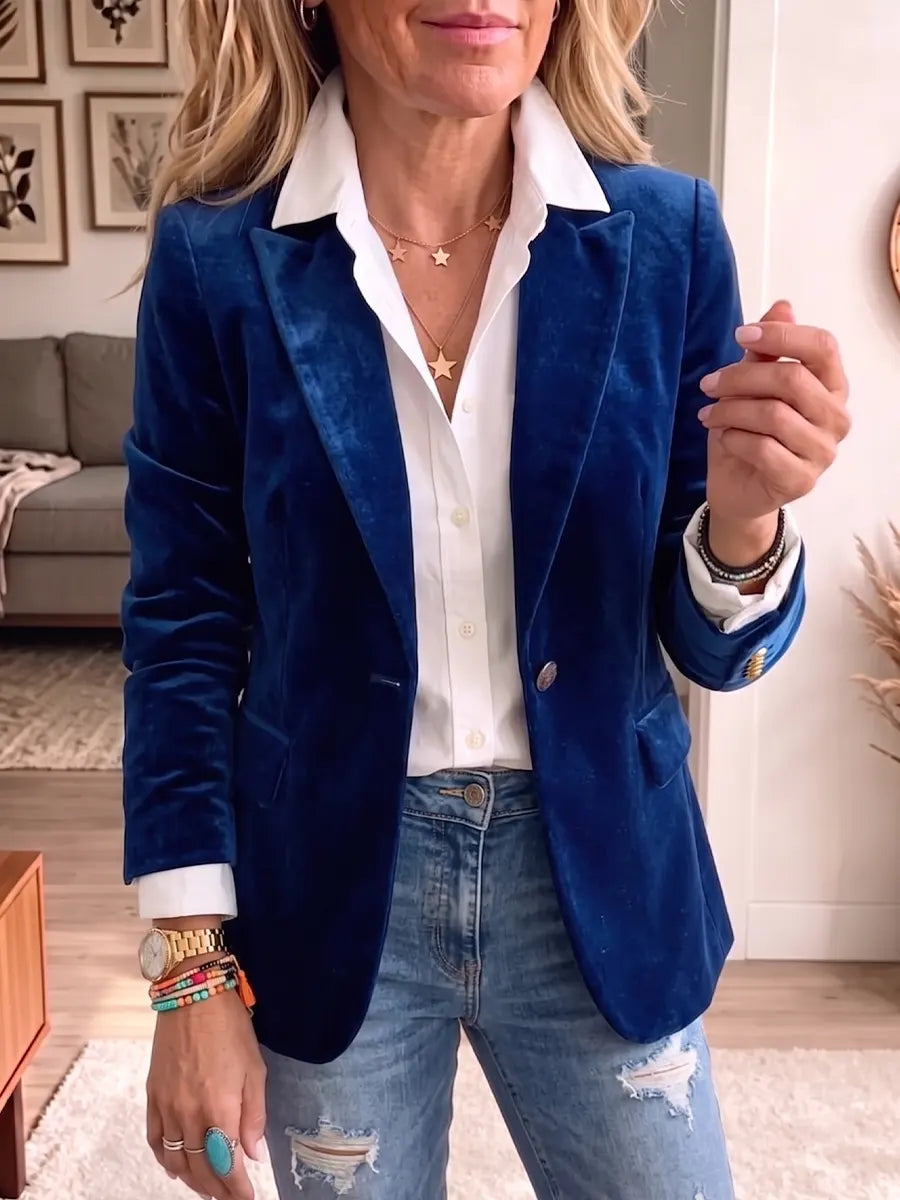 Women's Vintage Elegant Velvet Jacket