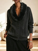 Retro Cozy Loose Art Casual Stylish Long Sleeve Knit Cardigan Sweater