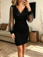 Women's Vintage ElegantShiny Dress