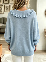 Women’s Petal Collar Knit Sweater