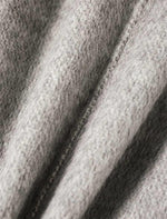 Contrast Trim Double Breasted Mid‑Length Wool Blend Coat Women