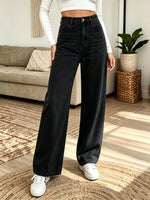 Women's High-Waisted Denim Jeans