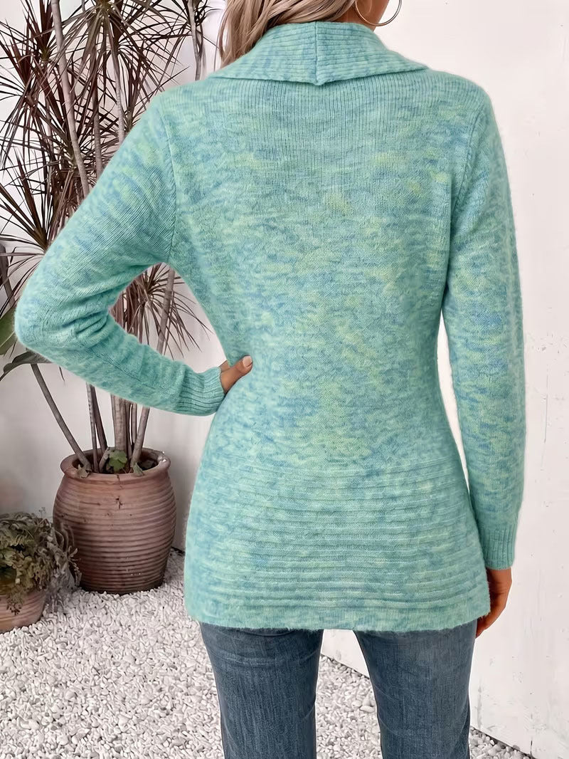 Women Cold Shoulder Blouse Layered Bell Sleeve Casual Loose Tunic Top