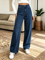 Women's High-Waisted Denim Jeans