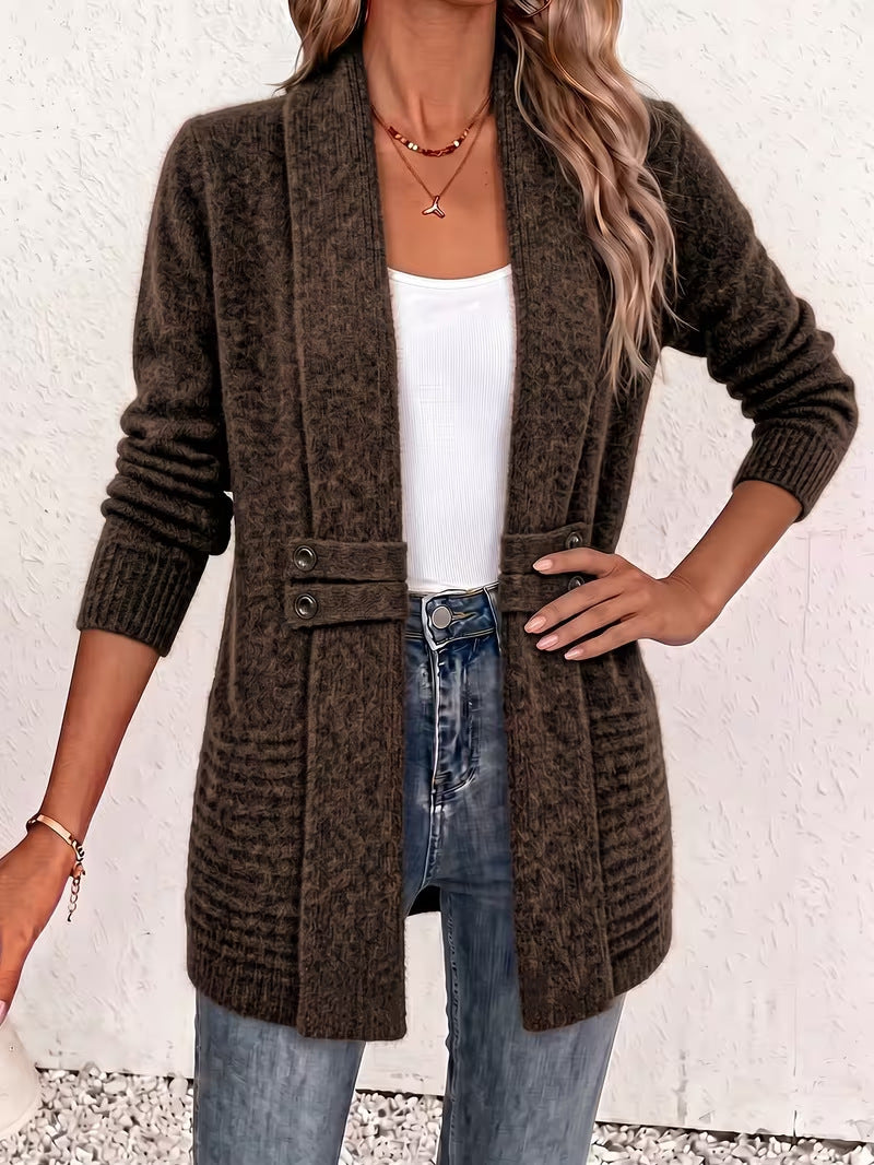 Women Cold Shoulder Blouse Layered Bell Sleeve Casual Loose Tunic Top
