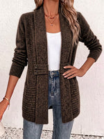 Women Cold Shoulder Blouse Layered Bell Sleeve Casual Loose Tunic Top