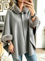 Women's Hooded Cape Coat