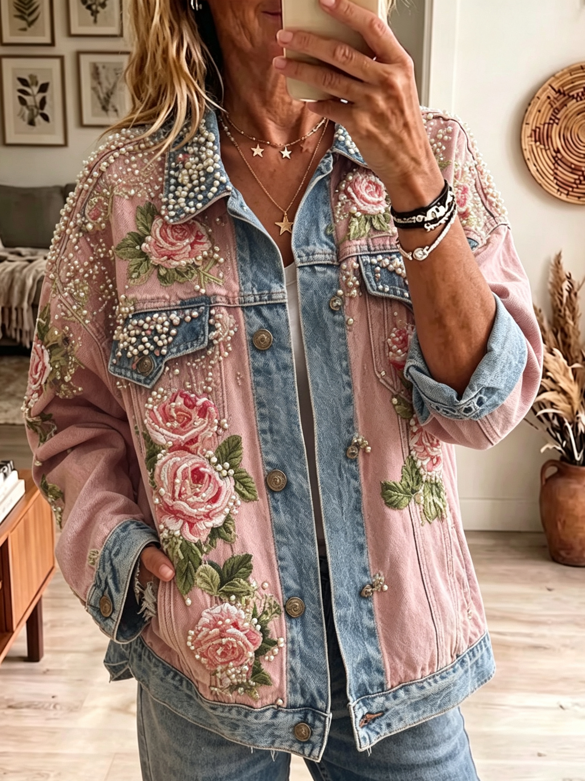 Women's FloralPrint Jacket