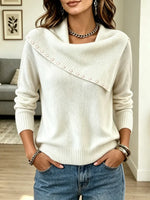 Retro Cozy Art Casual Stylish Long Sleeve Knit Sweater