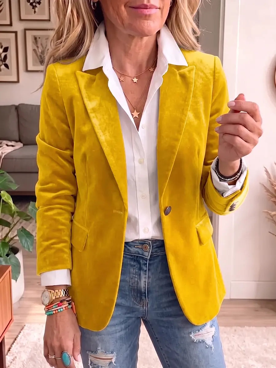 Women's Vintage Elegant Velvet Jacket