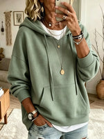Women's Drawstring Pocket Hoodie